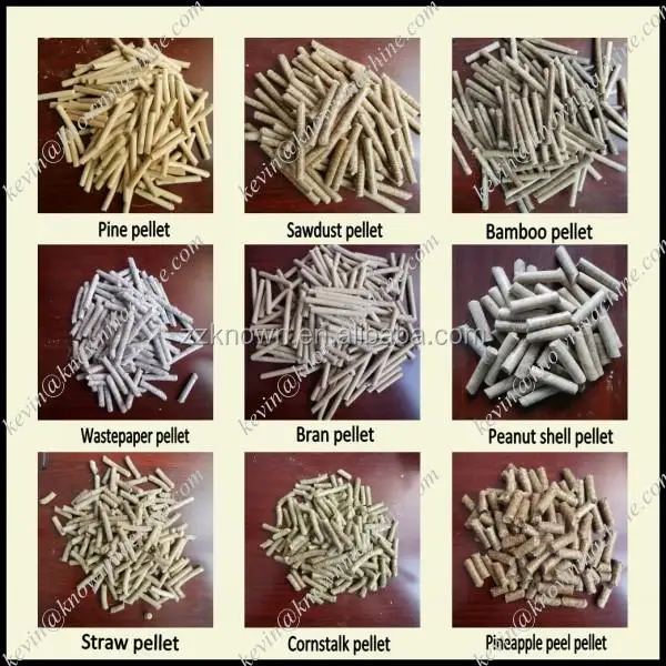 High quality of 100~500 kg/h diesel type sawdust compressing machine / wood fuel pellets compressing machine