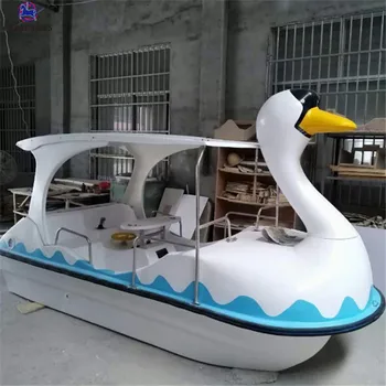 New Design Water Entertainment Equipment 4 Seats Frp Swan ...