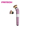 PRITECH Custom Electrical Rotating ABS Handle Private Label Makeup Brushes