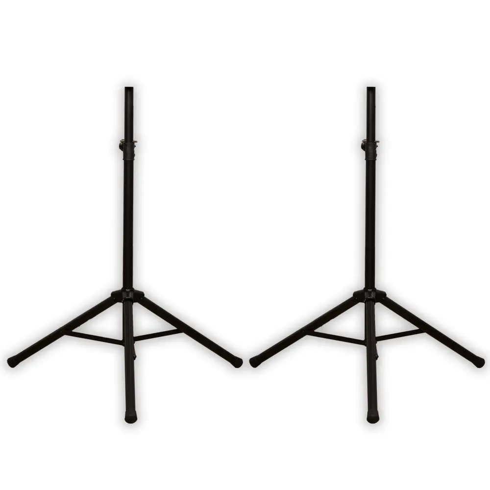 Acoustic Audio AS1 Steel Speaker Stands Reversible Poles PA DJ Karaoke Band Home AS1-Pr