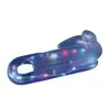 NEW Illuminated pool lounger Inflatable Flash Vinyl Swimming Pool Raft Glow Lights Float
