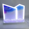 2018 Custom Pop Design Lighted Acrylic Bluetooth Speaker Display Stand With Poster