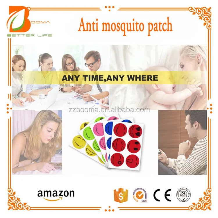 60 Patches / Lot Deet Free Mosquito Repellent Patch For Baby,Anti