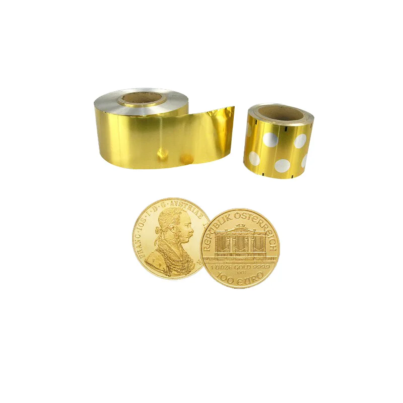 Gold Coin Foil For Chocolates Wrapper Buy Gold Coin Foil For