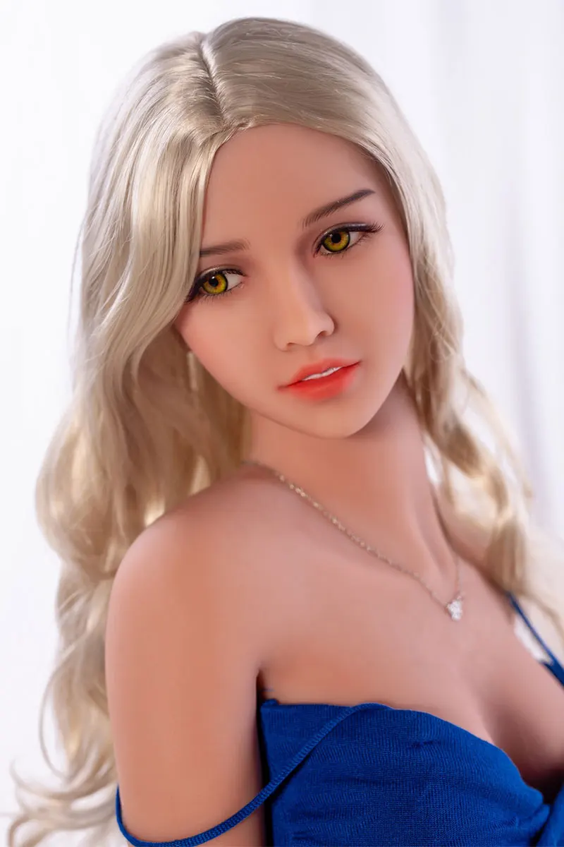 158cm TPE Blond Hair Real Sex Doll for Men Masturbation