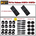 Free Shipping Hubsan H107C H107D Quadcopter 520mAh Battery Motor sleeve Rubber feet Blades