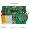 Chargeable Battery Powered Greeting Card Sound Module with Light Sensor