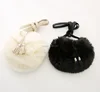 Fashionable Double Zip Closure Faux Fur Flap Ladies' Pattern Leather Handbag at Low Price Pink
