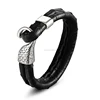 Snake Skin Cuff Bracelets Men Bracelet Leather