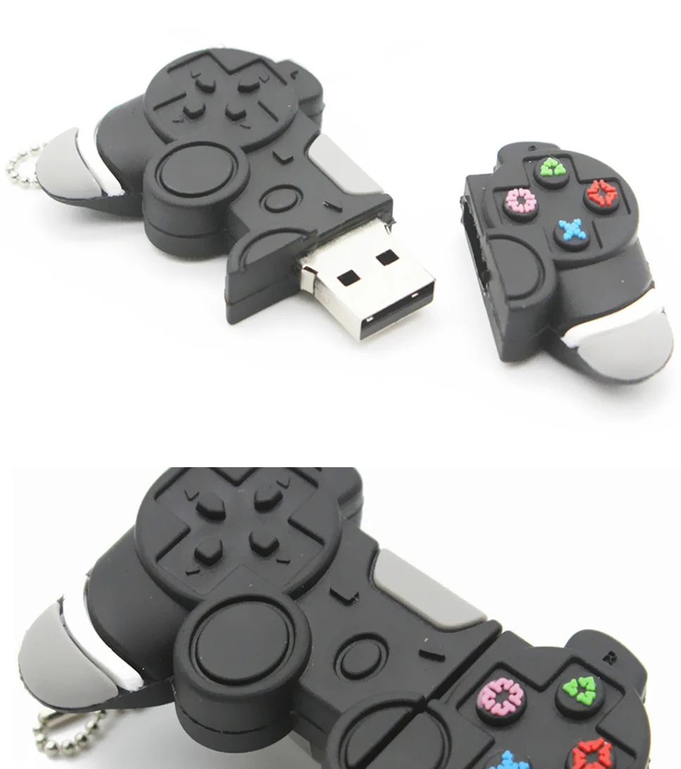 1pc 32GB Playstation Remote Controller Keychain USB Flash Thumb Drive USA Shipp