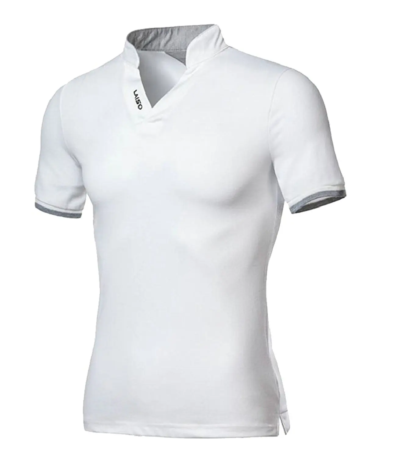 HTOOHTOOH Mens Fashion Slim Fit T-Shirt Buttons Linen Solid Color Long Sleeve Henley Shirt