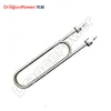 High power titanium immersion heater tubular heating elements