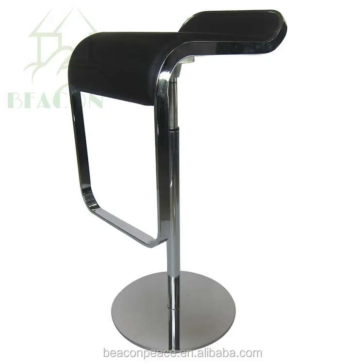 Adjustable New Design Wobble Stool Makeup Bar Chair Italian Leather