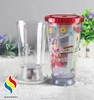 Large 32oz double wall plastic drinking tumbler