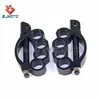 Motorcycle Billet Foot Peg Cafe Racer Custom Foot pegs Chopper Foot Pedal for Cov Touring Street Glide Bobber Cruiser