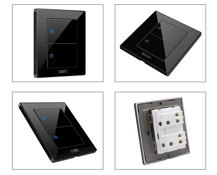 High Performance Led Indicator 2 Gang 2 Way Light Switch
