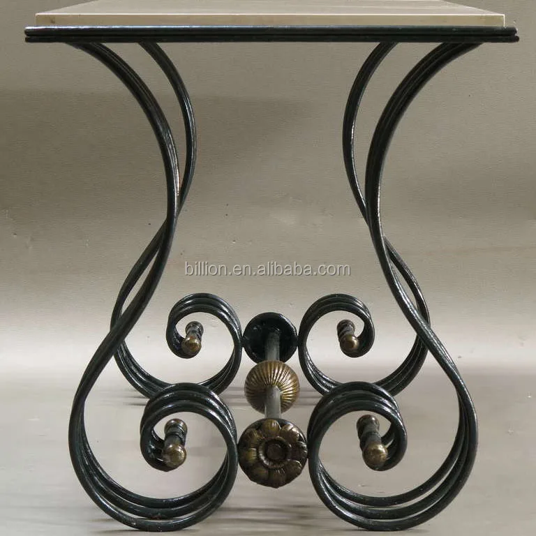Custom Coffee Table Legs Wrought Iron 