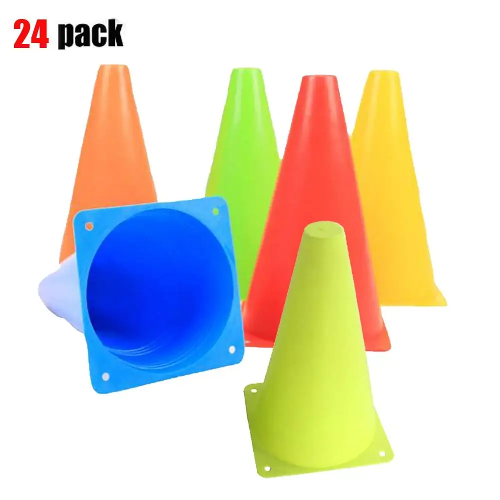 flat soccer cones