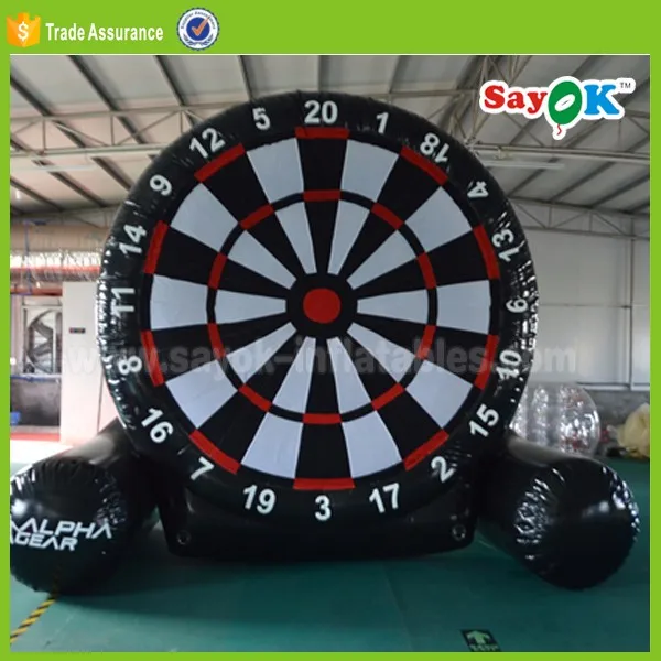 Inflatable Golf Dart Board Game,Giant Inflatable Soccer Foot Drat Board