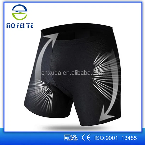 Womens Stretchy Form Fitting White Cycling Pants Under Shorts By Bike