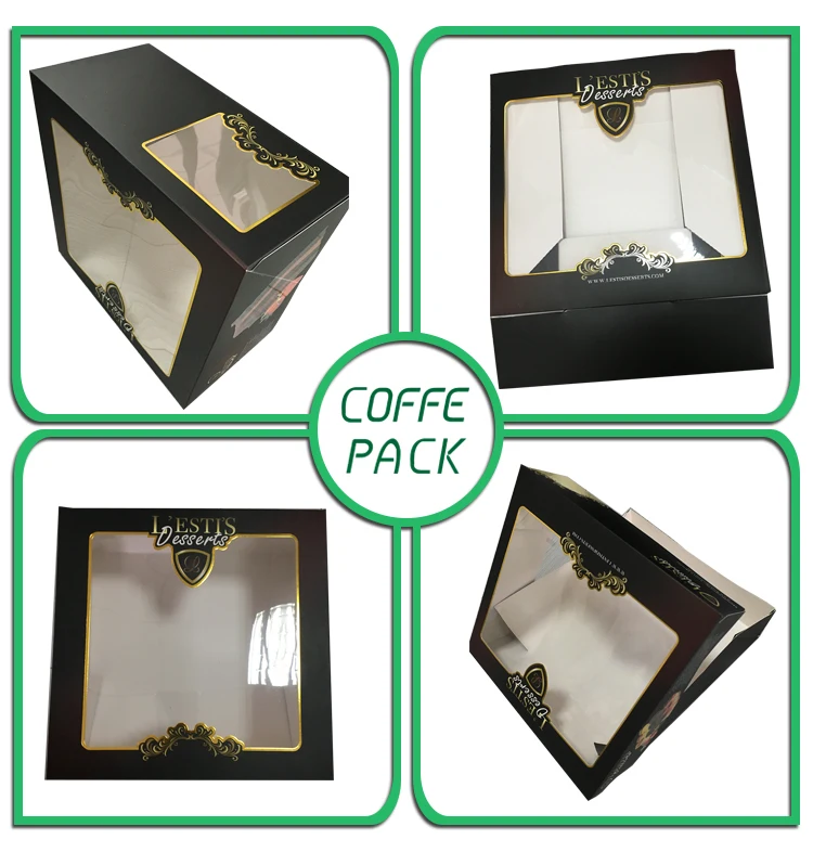 color box with pvc window