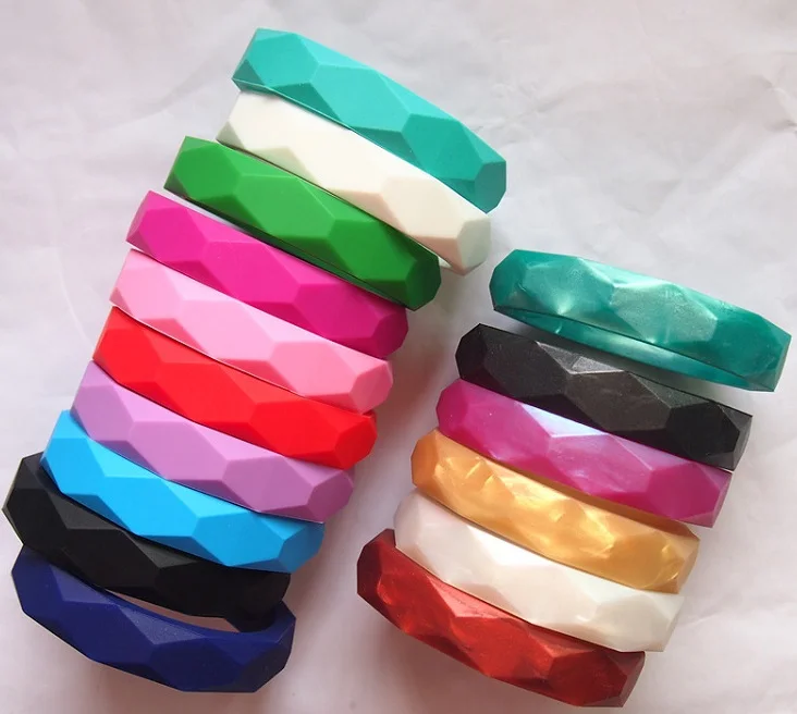Fashion Custom Slap Bracelet/ Foodsafe Chewing Silicone Teething