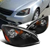 JDM Headlight For Nissan Altima 2002 2003 2004 Black headlights Head lights Lamps Pair