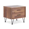 New MDF Nightstand Design Bedside Table With Drawer Organizers