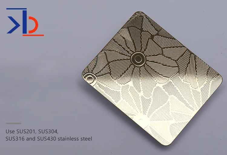 Embossing Pattern Stainless Steel Plate 201 304 316 316l 430 Decorative