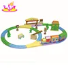 Best design kids wooden train track for education W04C033