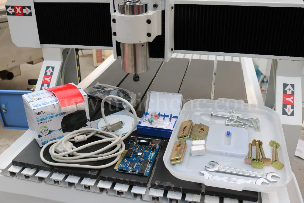 made in china mini desktop 3d cnc router 6090/woodworking cnc router