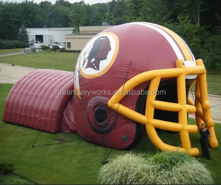 2026 Inflatable Football Helmet Tunnel, Inflatable Helmet, Giant ...