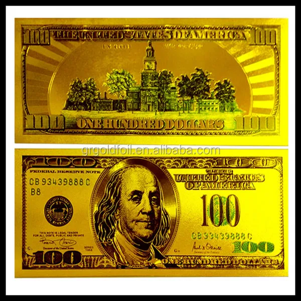 Золото доллар форум. Золотая 100 долларовая купюра. 100 Долларов Золотая банкнота. Золотые 100 долларов. Золото и доллары.