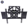 Double Arm Tilt Swivel VESA 600*400 MM Full Motion TV Wall Mount Bracket for 32-65 Inch