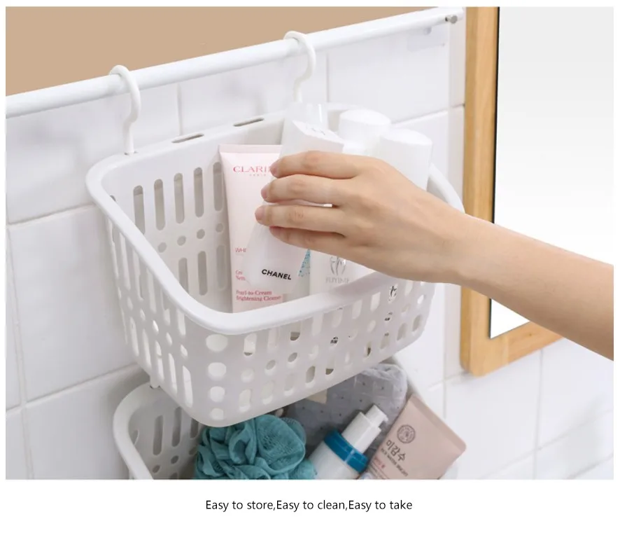 Wholesale Plastic Plastic Hanging Storage Basket For Bathroom Buy