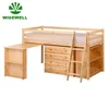WJZ-B23 solid wood mid-high bunk bed wood furniture