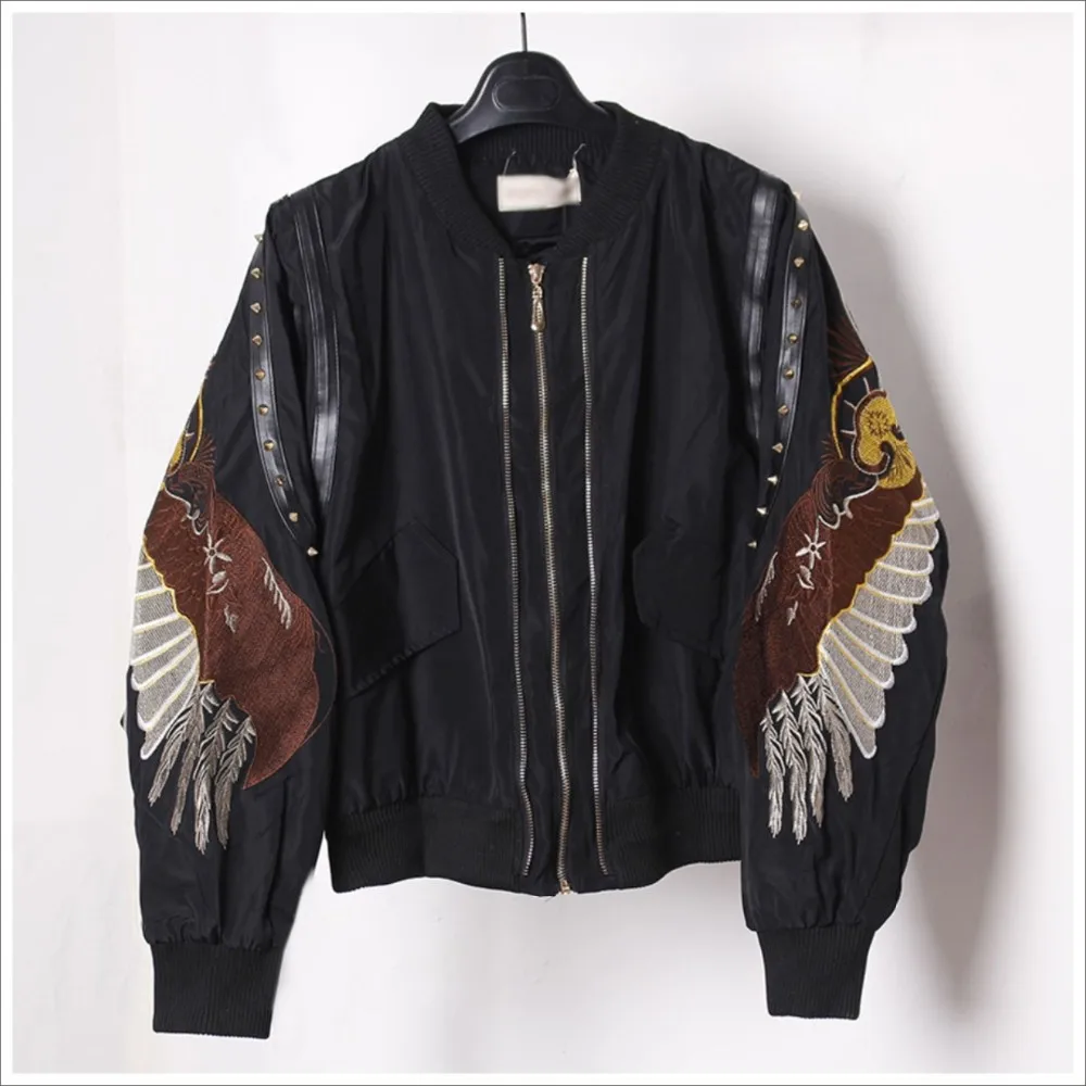 Wholesale Fashion Custom Men Bomber Jacket With Embroidery Logo - Buy ...