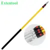 Extentool custom Fiberglass/aluminum paint roller extension pole telescopic pole handle hollow from China manufacturer