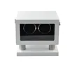 Viiways Automatic watch winder for two watches with lcd control white gloss
