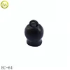 Wholesale black metal cord end caps to adjuster different shapes end cord clip