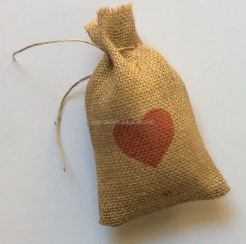 Resealable Hemp Biodegradable Gift Bags For Wedding Favour