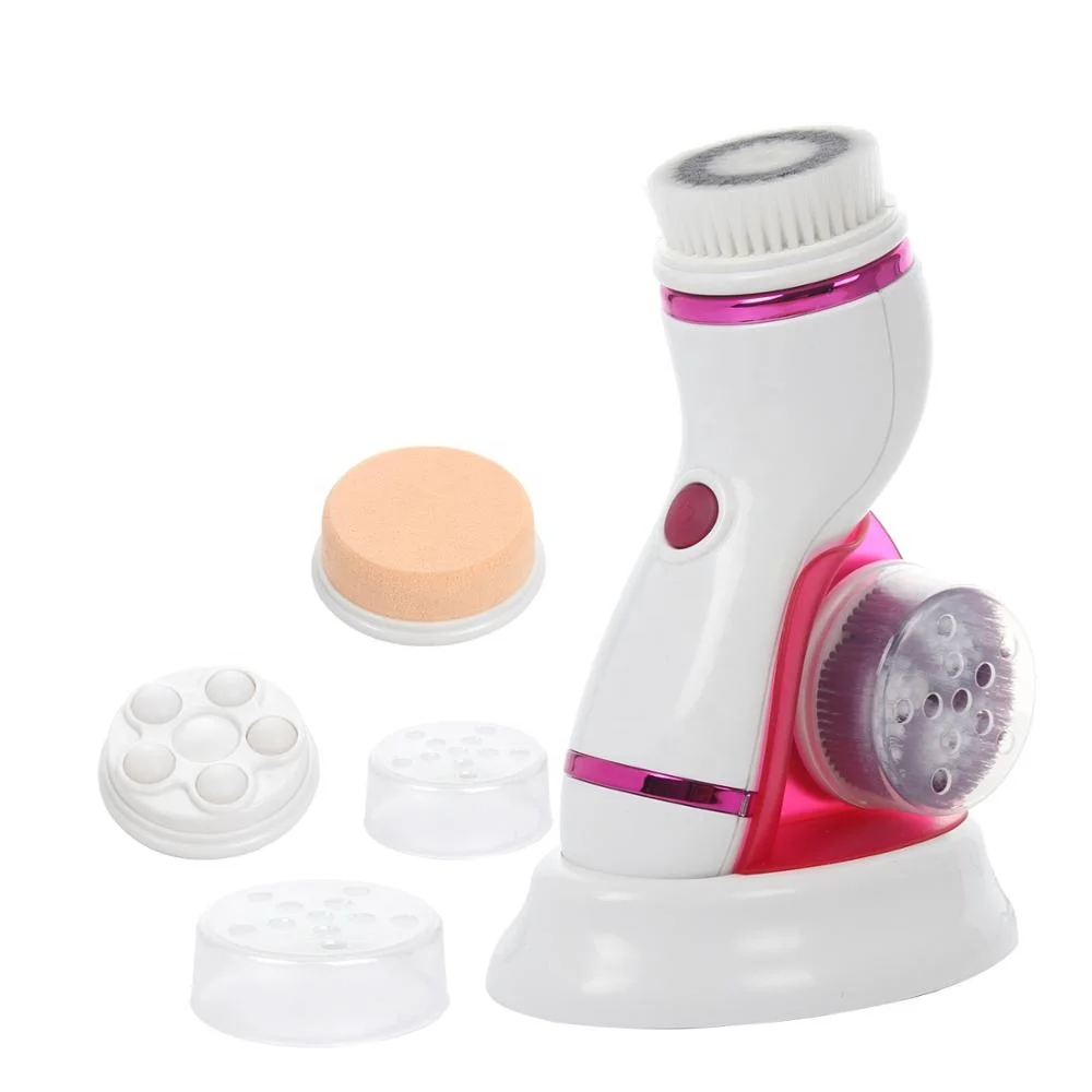 CNAIER AE-8286 4 in 1 Multifunction Electric Waterproof Beauty Care Rotating Instrument Facial Massager Face Brush Cleansing