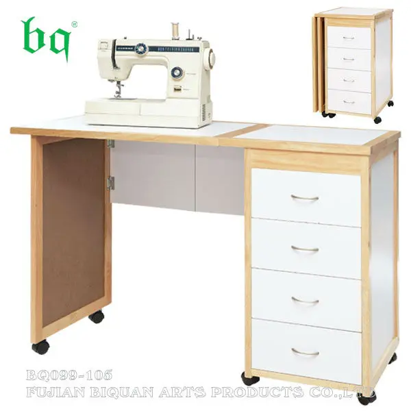 Bq Wooden Sewing Machine Table