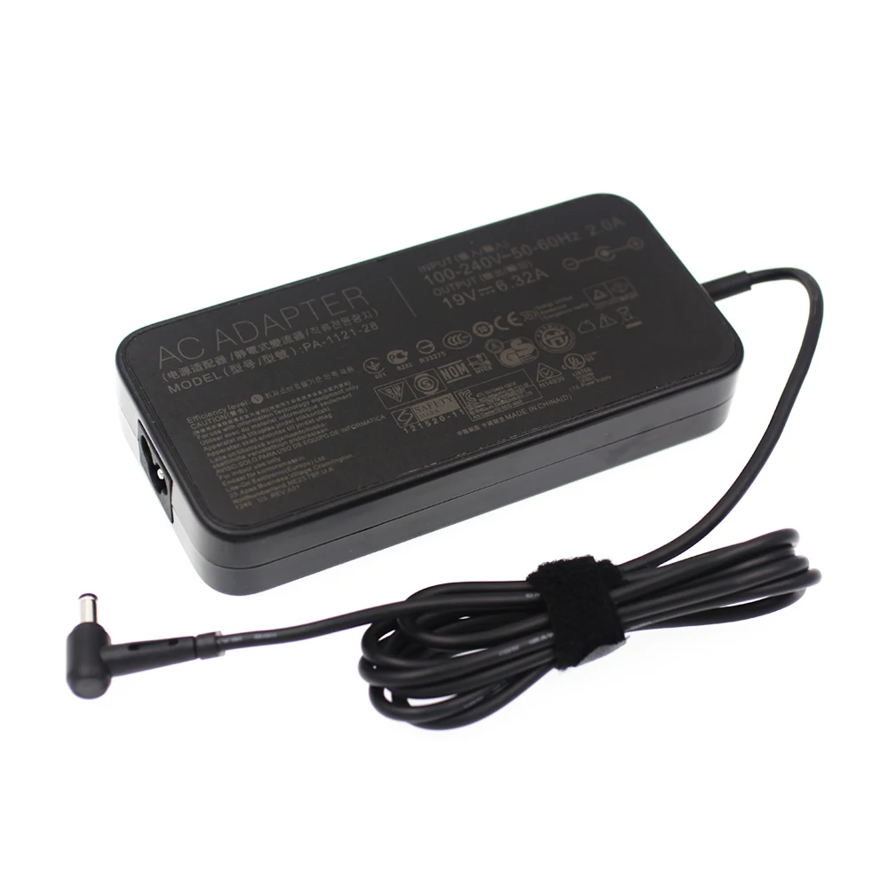 Slim Ac Dc Laptop Adapter 19v 6.32a 120w For Asus F554lgl552 Gl552vw ...