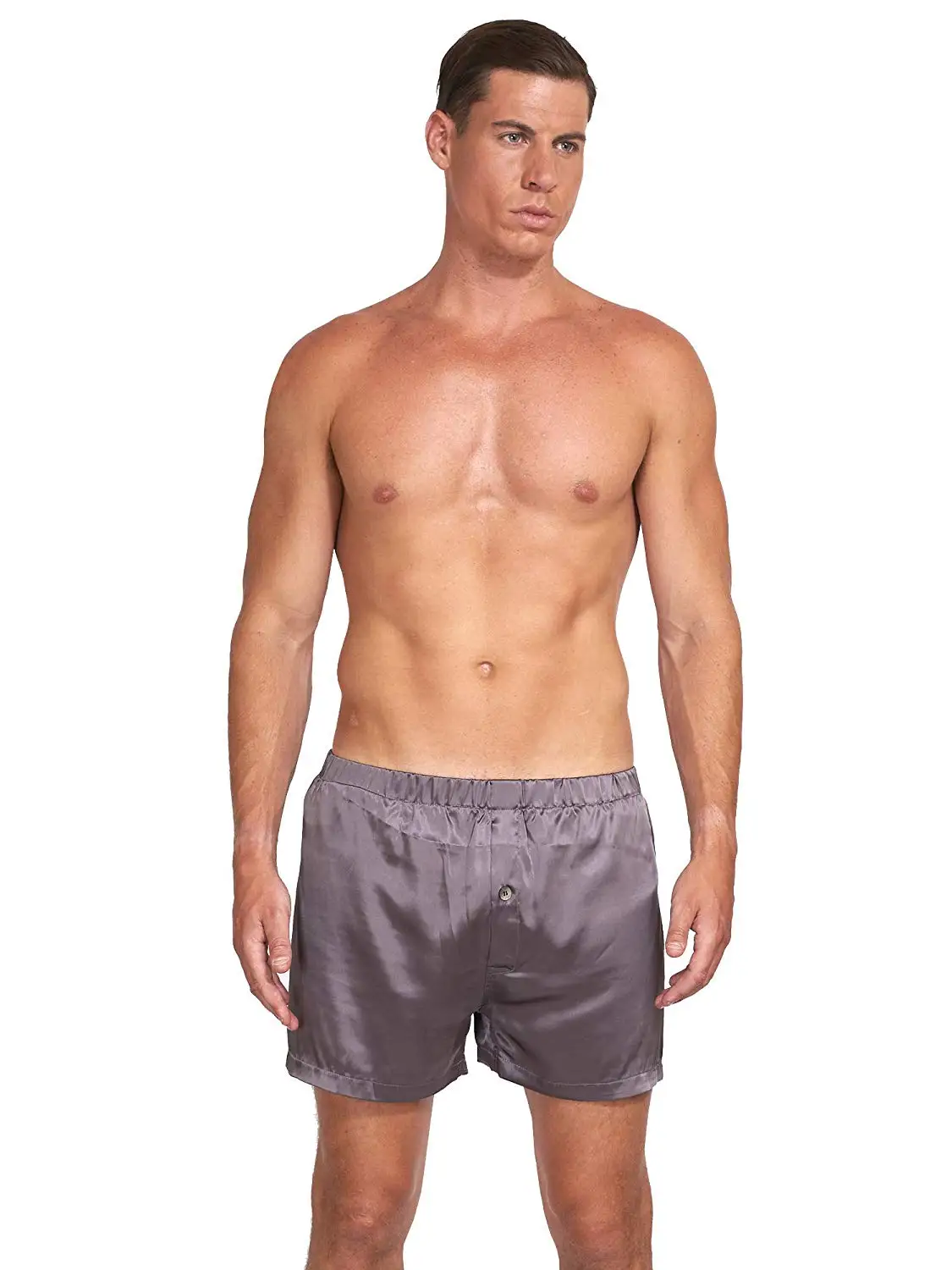 men's silk boxer brief underwear