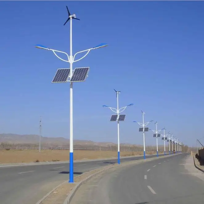 ZM High brightness outdoor 90w solar wind powered street lights waterproof IP65