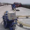 Floor concrete shot blasting machine
