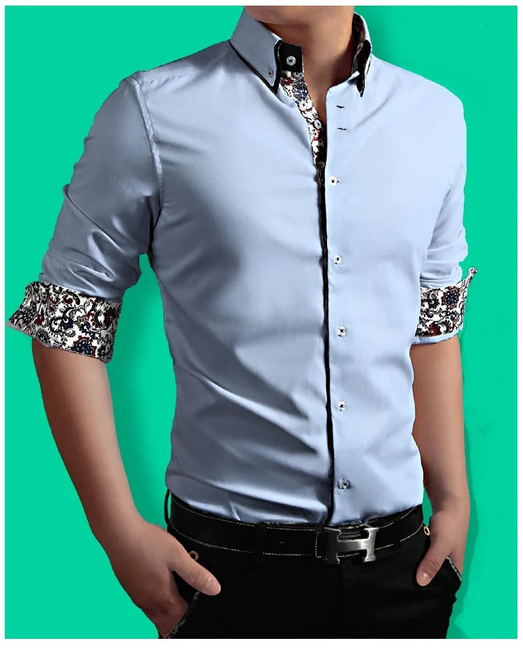 Agencia de viajes Reino apenas 2018 Nuevo Modelo 100% Camisetas De Moda De Algodón De Cuello Alto Camisas  De Vestir Para Hombre - Buy Vestido De Cuello Alto Para Hombre Product on  Alibaba.com