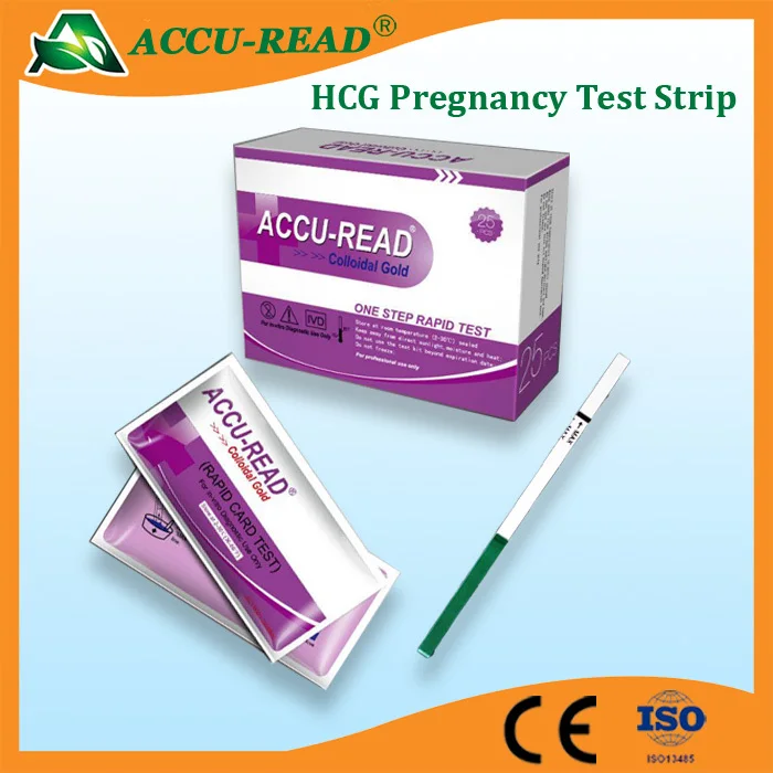 test pregnancy analyzer strip urine Hcg zwangerschapstest strip, zwangerschapstest