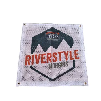 Custom Outdoor Advertising Banner Mesh Construction Site Fence